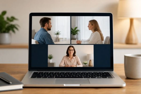 Image of online shuttle mediation Lymington